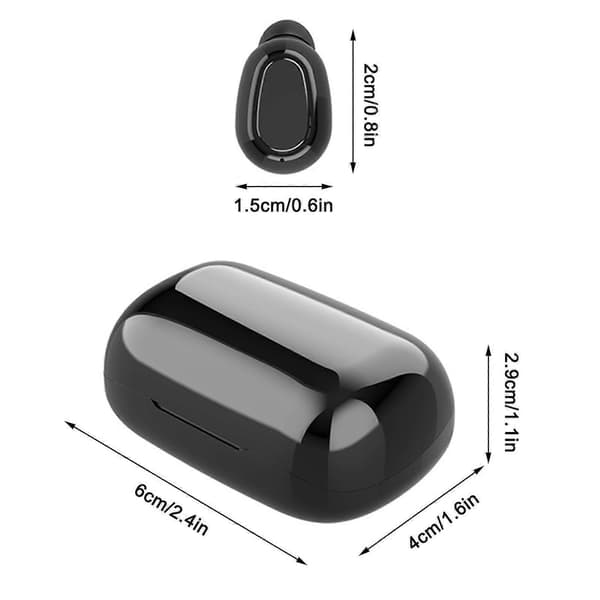 L21 Digital Display Bluetooth In-ear Hodetelefon 5.0 Binaural Universal Stereo Headset