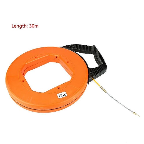 30m Glassfiber Kabeltrekker Løpekabel Elektrisk Trekker Kabelsett