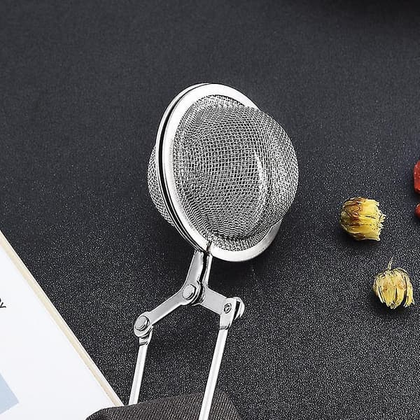 Teinfuser i rostfritt stål. Infuser med behållare för stor kapacitet av örter/örtteer. Klassisk koppinfuser. Teinfuser