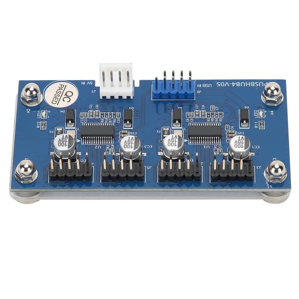 9-pinners USB Header Skjøtekabelkort 1 til 4 USB2.0 Hub-kontakt Datatilbehør