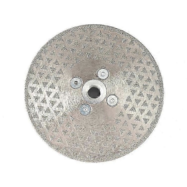 Diamant Skære- og Slibeskive 115mm x M14 Elektropletteret Savklinge til Sten Marmor Granit Fliser