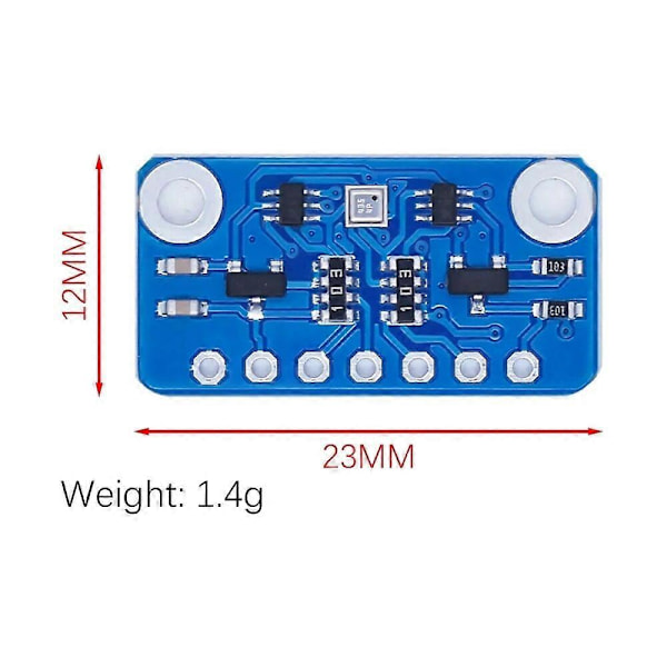 BMP390 - Korkea tarkkuus ilmakehän paineanturimoduuli I2C SPI -liitäntä, yhteensopiva Arduino ja STM32 kanssa