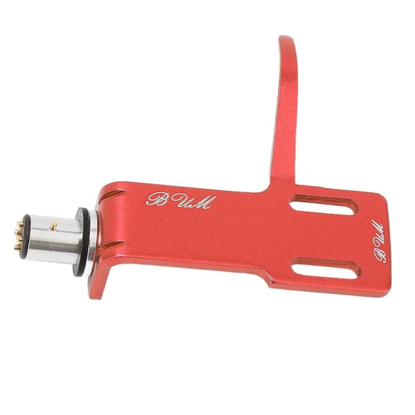 Platespiller Headshell Aluminiumlegering Headshell Patronholder for Platespillere Rød