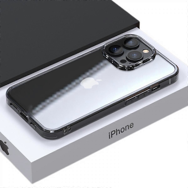 Bavurmak iPhone 12 Pro Max Transparent Svart Skyddande KLF, iPhone 12 Pro Max Transparent Svart Glas Skyddande KLF iPhone 12 Pro Max Skyddande KLF
