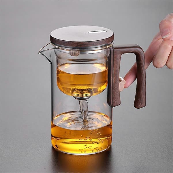 720ML Glass Tekanne Vannseparasjon Indre Beholder Magnetisk Bryter