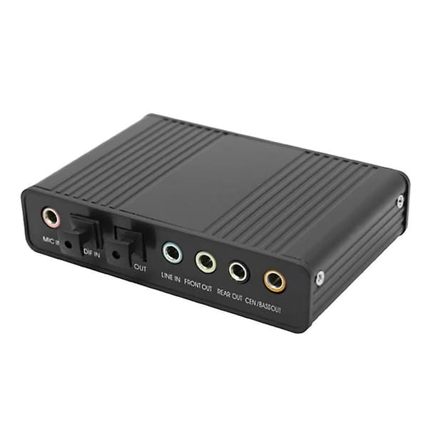 Externt 3D-ljudkort Virtuell 7.1-kanals USB 5.1-konverteradapterkabel