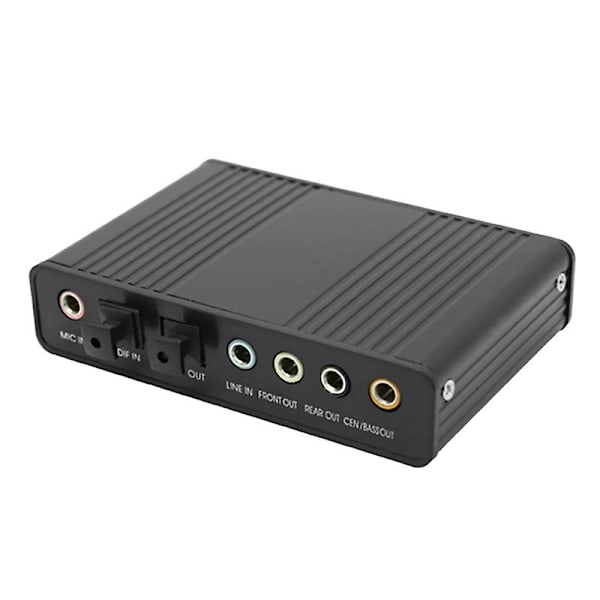 Ulkoinen 3D-äänikortti Virtuaalinen 7.1-kanavainen USB 5.1 -muunninsovitinkaapeli