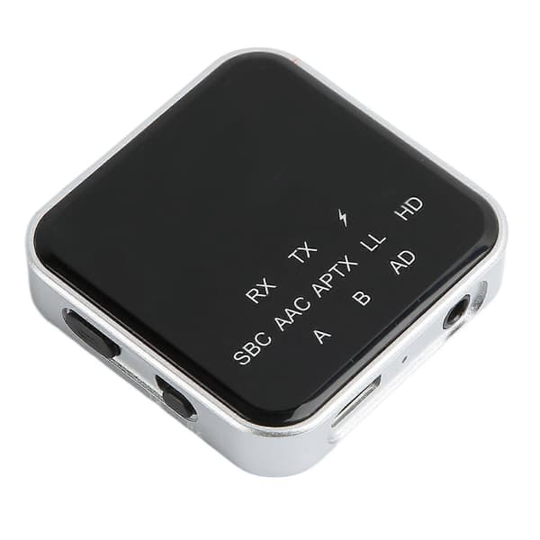 Bluetooth Sender Mottaker Multifunksjon Lav Latens 2 i 1 Bluetooth Adapter med 3.5mm AUX Grensesnitt for TV PC YEMMA