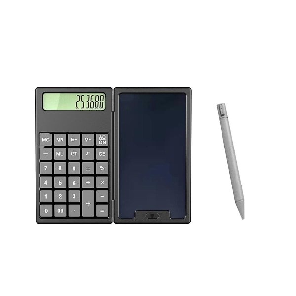 Skolesesong Vitenskapelig kalkulator Sammenleggbar nettbrett Business Office Bærbar kalkulator Lcd Tablet,g