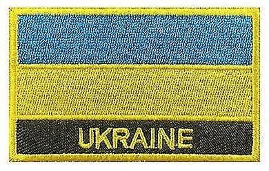 5 st Ukraina Flagga Patchar Ukraina Sköld Patchar Broderad Patch Morale Patch Applikation Fäste Krok och Ögla (emblem)