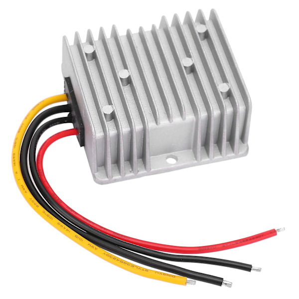 Vanntett 24V til 13.8V DC-DC Strømomformer Modul, 15A, Aluminiumlegering + Silikon
