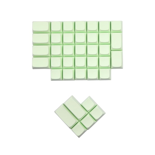 76 stk Xda-profil uten gravert Pbt-tom tastaturhette for Ergodox mekanisk tastatur