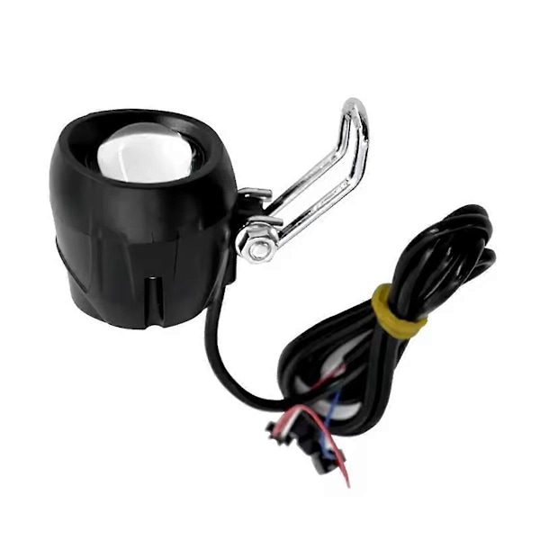 LED Frontlykt med Horn, Frontlys for Elektrisk Sparkesykkel, E-sykkel, Sparkesykkel Deler, 10in, f