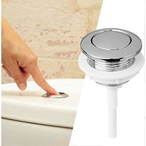 38mm Spyleknapp for Baderom og WC Vannsparende Enhet - Egnet for Toalettsisterner