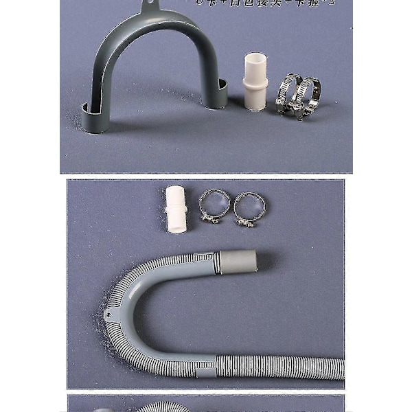 Vaskemaskine Afløbsslange, Universal Afløbsslange, Vand Afløbsslange, Vaskemaskineslange, Forlængerslange Til Opvaskemaskine Og Vaskemaskine 20mm*2m-Xi