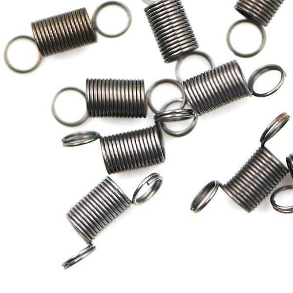 Høy kvalitet 10 stk/pakke Rustfritt stål Dobbel krok Liten spenningsspring Spole Spenningsspring Liten Mini Spring
