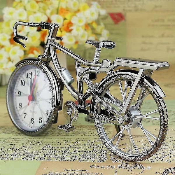 Retro Cykel Väckarklocka Heminredning Cykel Väckarklocka Kreativ Bordsklocka Cool Väckarklocka Konstverk