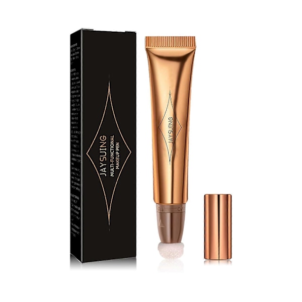 Jaysuing Multifunktionell Kosmetisk Borste Reparation Tredimensionell Flytande Kontur Ansikte Rouge Reparation Highlighter Makeup Stick - Ljusrosa-Highlighter Stick
