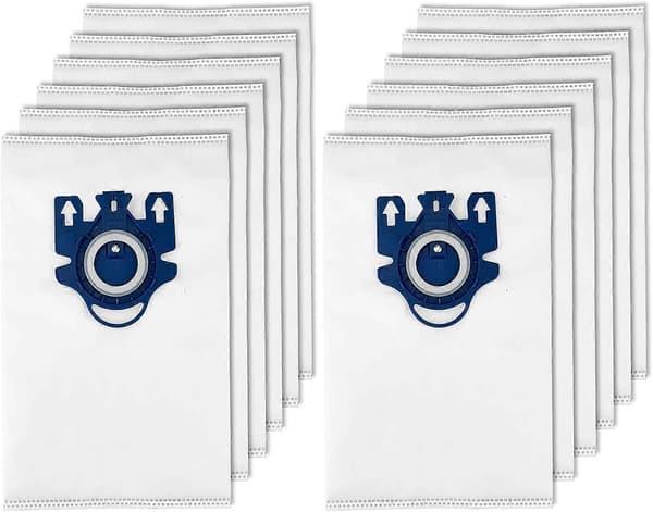 10 Erstatningsposer med 2 Filter for Miele HyClean 3D Efficiency GN Classic C1 Complete C2 C3 S2000 S5000 S8000 Serien Støvsuger - 9917730