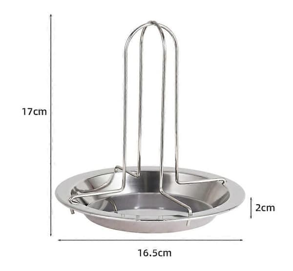 Vertikal kyllingholder i rustfritt stål, non-stick kyllingholder for steking av kylling