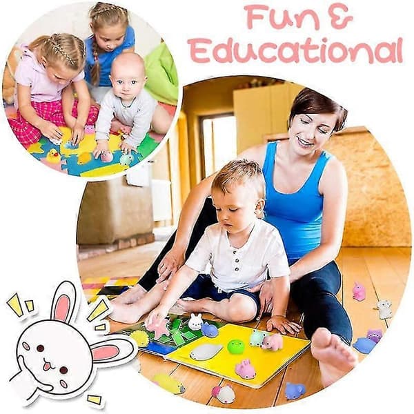 10-50 Pack Barn Anti Stress Boll Klämleksaker