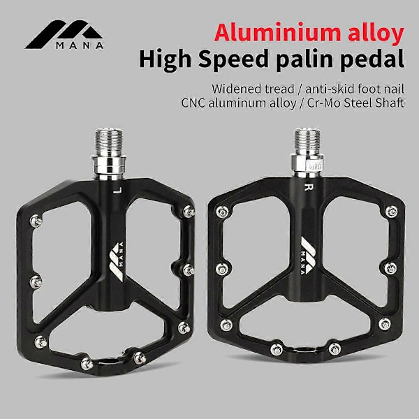 MANA Road Bmx MTB Pedaler Høj Hastighed Palin Pedal Ultralet Cykelpedaler Ved Brug Af CNC Integreret Støbning Anodisering Proces