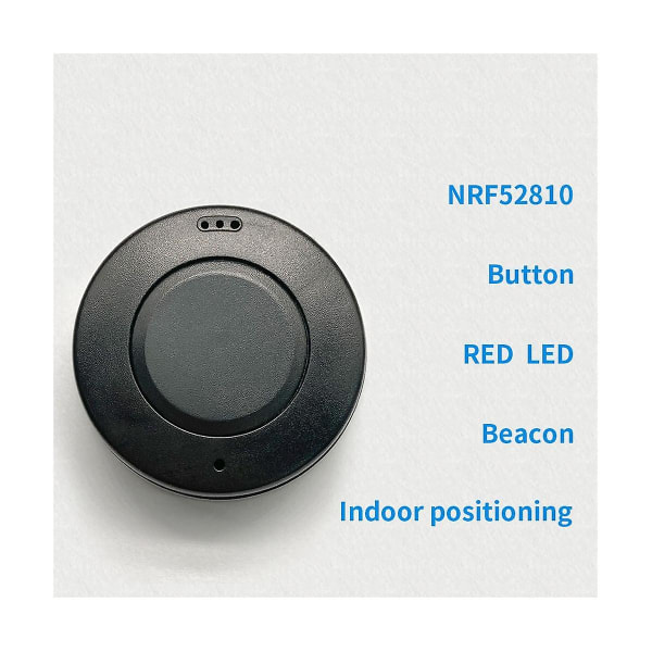 Nrf52810 Bluetooth 5.0 Lågströmsmodul Beacon Inomhuspositionering Svart, 41.5 X 31.5 X