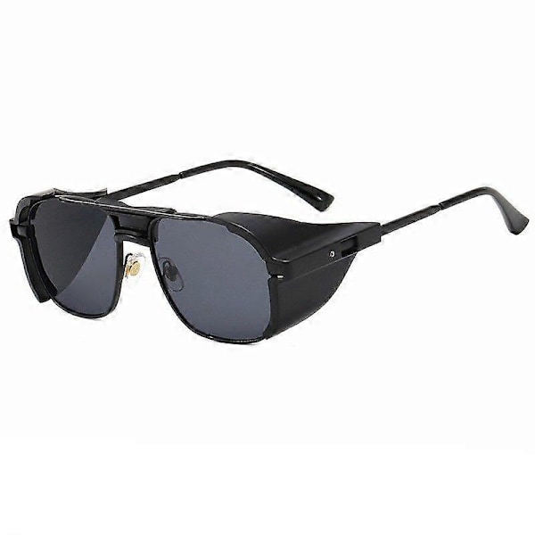 SBSG Steam Punk Solbriller til Mænd Kvinder Sideskjold Steampunk Vintage Briller Shades