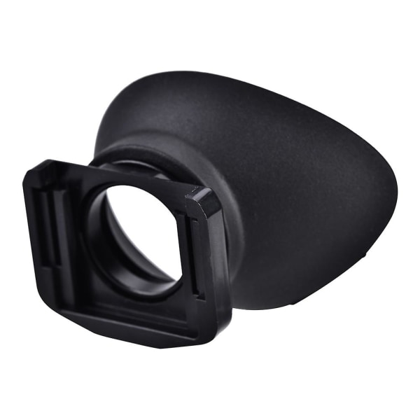 Plastkameraobjektiv Okular ögonkopp svart tillbehör för Canon Eos 5diii 1dx 7d
