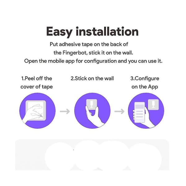Tuya Smart Fingerbot Plus+verktøysett Zigbee Bryter Bot Knapp Smart Hjem Smart Life App Stemmekontroll Wi