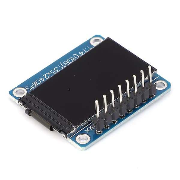 Højkvalitets 1.14in TFT IPS Display Modul med ST7789, 8Pin