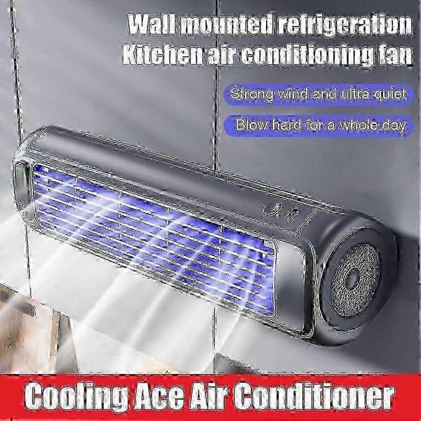 Bærbar køle-ess, bærbar aircondition køleventilator støjsvag med 3 hastigheder
