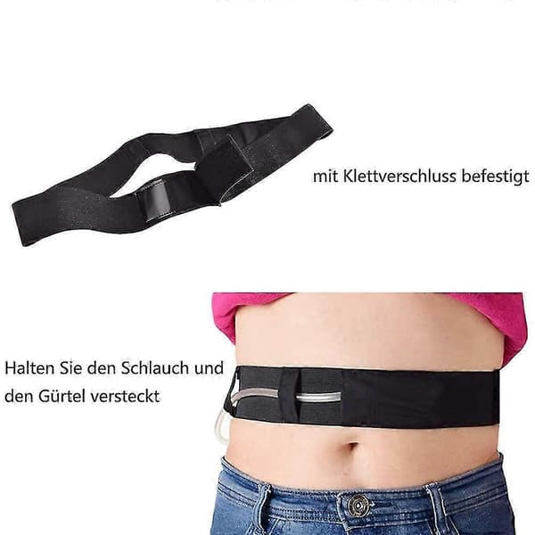 Peritoneal Dialysebelte, G/PEG-rørholder, Pustende Justerbar Kateter Mageband, M