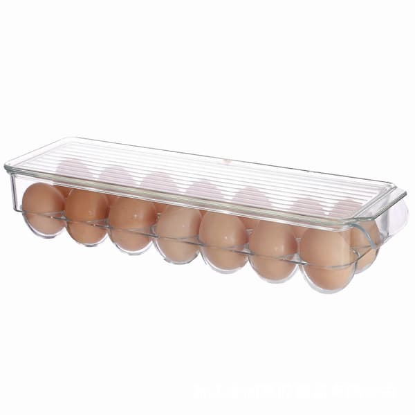 Stabelbar eggoppbevaringsboks Amazon transparent plast stor 14-roms eggboks PET