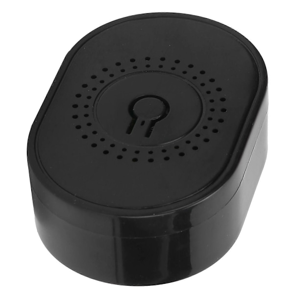 Mini 433MHZ Ajastus Kaksoisohjauskatkaisija 16A OnOff-ohjainkytkin kotiin 85-250V (Musta)