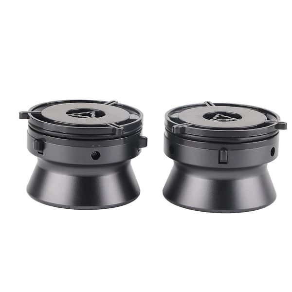 1 par NAB Hub-adaptere Professionel Poleret Aluminiumlegering 10 tommer Åbner til Studer ReVox til Akai til Teac Grå