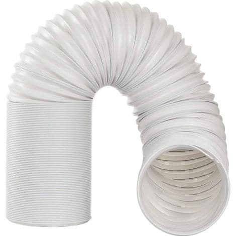 2 m lång flexibel PVC-ventilationsslang för bärbara luftkonditioneringsapparater, bänkskivsinstallation, 13 cm diameter