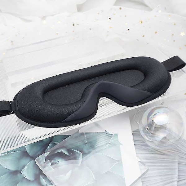 2 st Sömnmask för kvinnor och män, ögonmask för sidosovare, mörkläggande ögonmask ögonskydd för sömn med