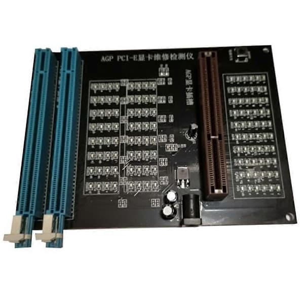 AGP PCI-E X16 Dubbel-Display Bild Videokort Kontroller Testare Grafikkort Diagnostikverktyg