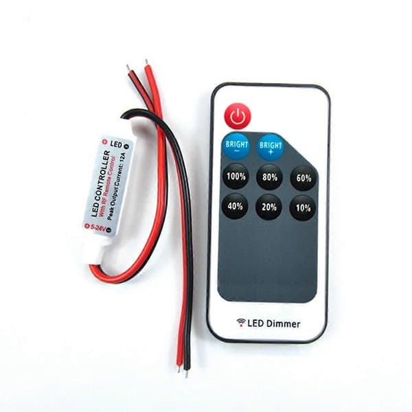 Spännings PWM Signal Controller RF 9-Knapps Fjärrkontroll