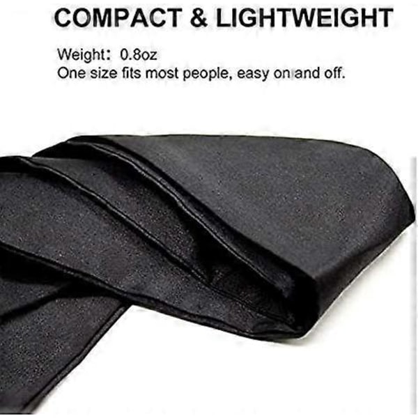 Satin Ögonmask Sovmask, Mjukt Slätt Ögonbindel, 145 cm Lång Justerbar för att Knyta för Ögonen