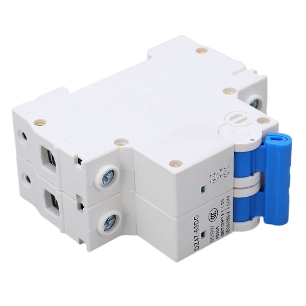 DC Miniature Strømafbryder Opgraderet 2P 500V Luft til Solcelle PV System Paneler Grid 50A YEMAA