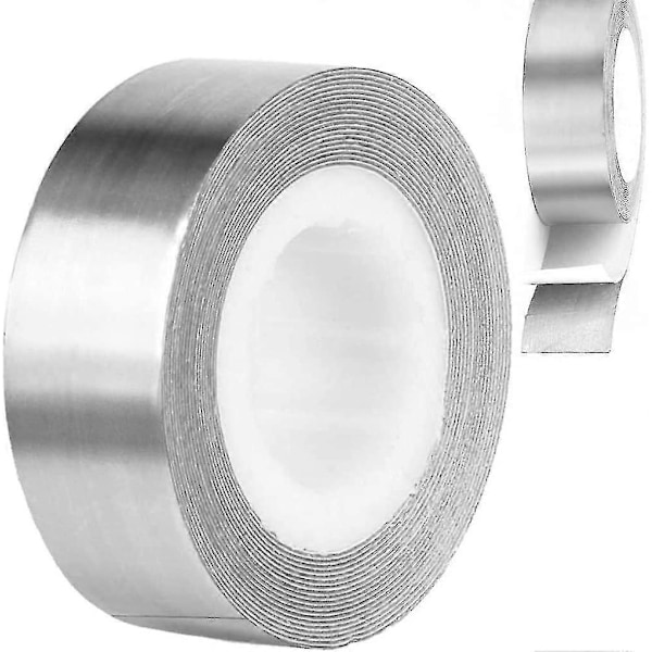 1 stk Golf Blytape Høy Tetthet Selvklebende Blytape Sølvbelagt Vekt Rull 254x12.7mm Golfvekter Tape