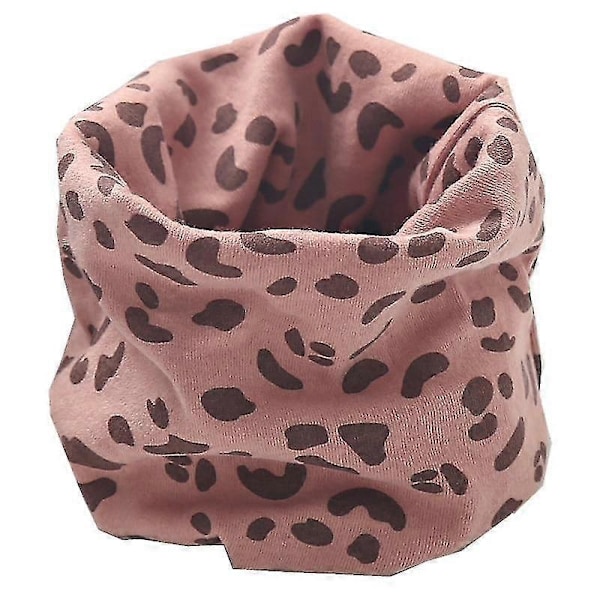 Vår/høst/vinter Bufandas Bomull Lic Baby Nydelig O Ring Skjerf leopard rosa