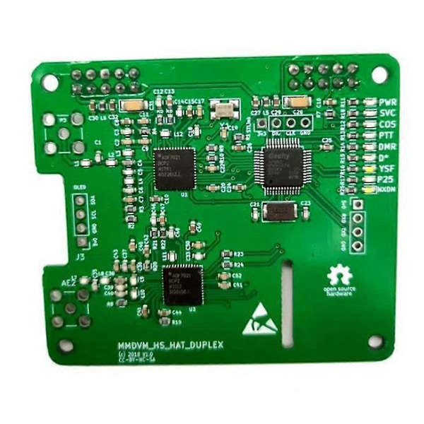 Loddet DUPLEX Hotspot Kort Støtte P25 DMR NXDN DMR SLOT 1+ SLOT 2 for + OLED