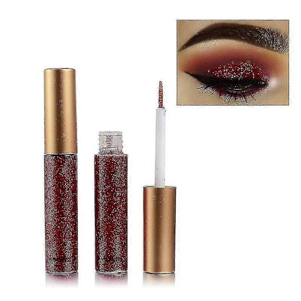 Make Up 10 Färger Flytande Eyeliner Set Vattentät Långvarig Vit Röd Glitter Eyeliner Skönhet