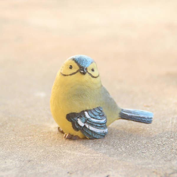 Miniatyrfåglar Dekorativa Figurer 3 st