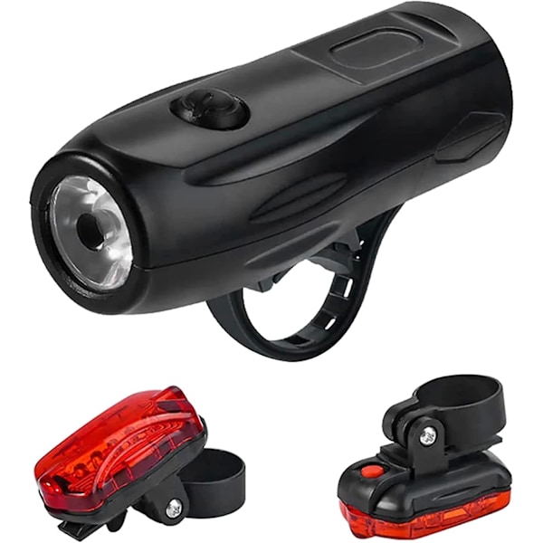 Powerful Led Bike Lights, Front And Rear Bike Lights, Waterproof Tail Light, 7 Lighting Modes, Suitable For Mountain Road Bike Rear Warning Light