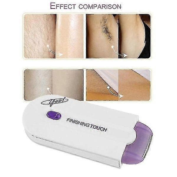 Smertefri Epilator med Mikrovibrationer - Finishing Touch Hårfjerner