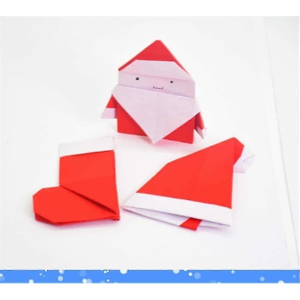 100 st Origamipapper: Dubbelsidigt Vikpapper för Origami